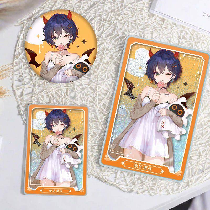 绝区零铃周边流沙麻将吧唧收藏亚克力咕卡学生日礼物套装徽章摆件