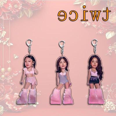 twice周边创意亚克力钥匙扣可爱高颜值装饰学生包包精美礼品挂件