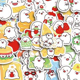 106张可爱哇啦哇啦贴纸Q款卡通装饰手机保护壳贴画你想活出怎样的