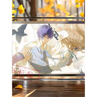 龙族楚子航夏弥楚夏卡塞尔之门小说游戏周边水晶玻璃相框摆台装饰