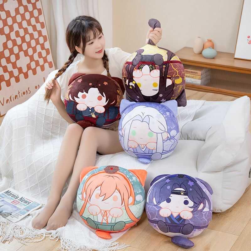 代号鸢傅融孙策双面抱枕左慈周边刘辩袁基小团子书包挂件玩偶公仔