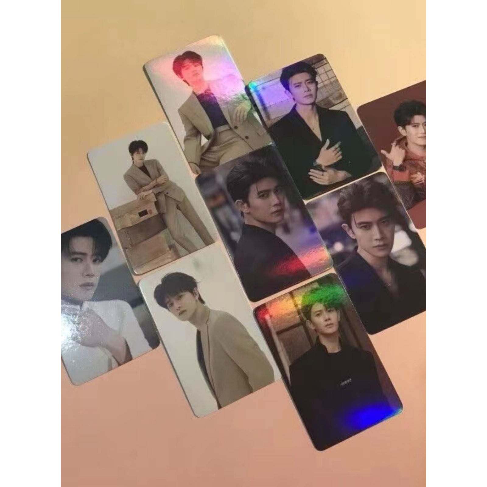 任嘉伦个人周边三寸盒装55张镭射小卡照片LOMO卡片生日礼物珍藏