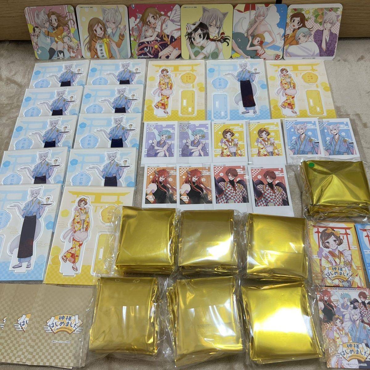 正版日谷 元气少女缘结神 联动cafe 原画吧唧立牌明信片立牌御守