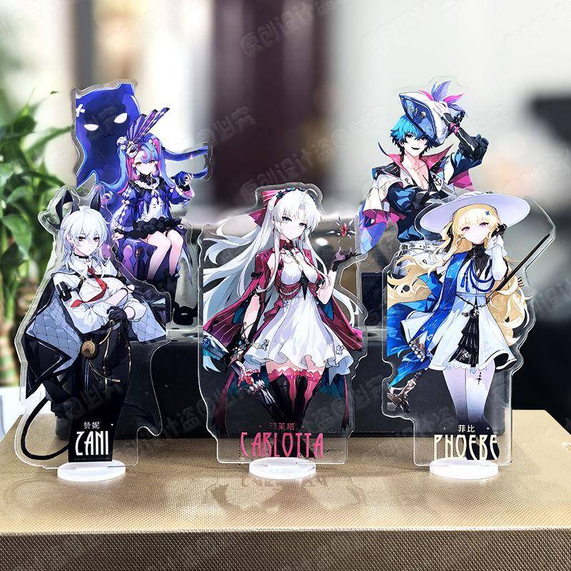 鸣潮周边15cm立牌珂莱塔 赞妮 布兰特 菲比 洛可可亚克力桌面摆件