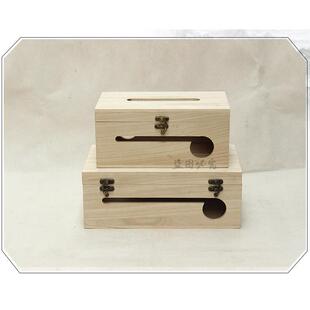 特大型收线盒实木插拔板插座电源保护盒数据采集盒线缆管理器