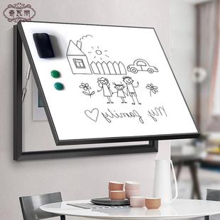 网红留言板磁性白板电表箱装饰画多媒体盒遮挡箱免打孔挂画配电箱