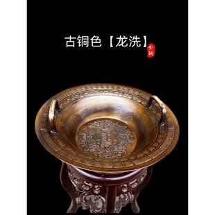 古董加厚龙盆、全铜鱼盆、婚礼盆、共鸣盆、跳跃盆、金盆、手洗、