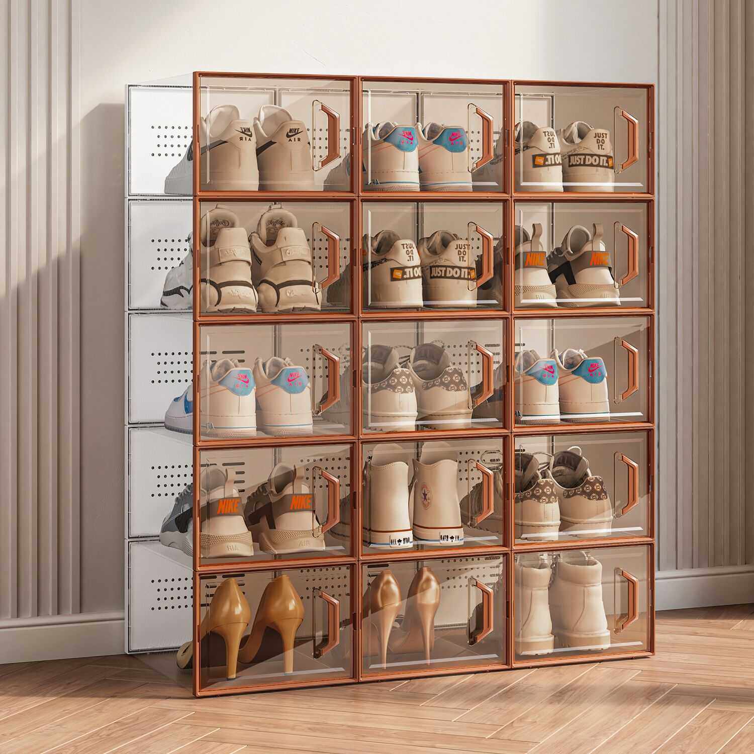 加厚透明鞋盒收纳盒鞋子收纳神器省空间组合鞋柜塑料鞋架整理储物,鲜花速递/花卉仿真/绿植园艺,其它园艺用品,淘宝优惠券,粉丝福利购,淘宝优惠卷