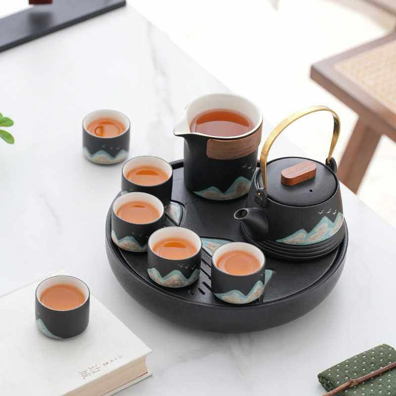 家用功夫茶具套装耐高温泡茶壶办公室陶瓷蓄水茶盘茶杯父亲节礼品,鲜花速递/花卉仿真/绿植园艺,其它园艺用品,淘宝优惠券,粉丝福利购,淘宝优惠卷