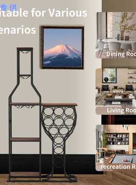 ⑥P 817 1pc 11 Bottle Wine Bakers Rack 5 Tier