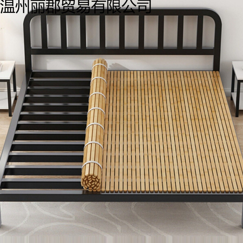 楠竹硬床板护腰护脊夏季清凉超薄排骨架可折叠整块床垫板图片