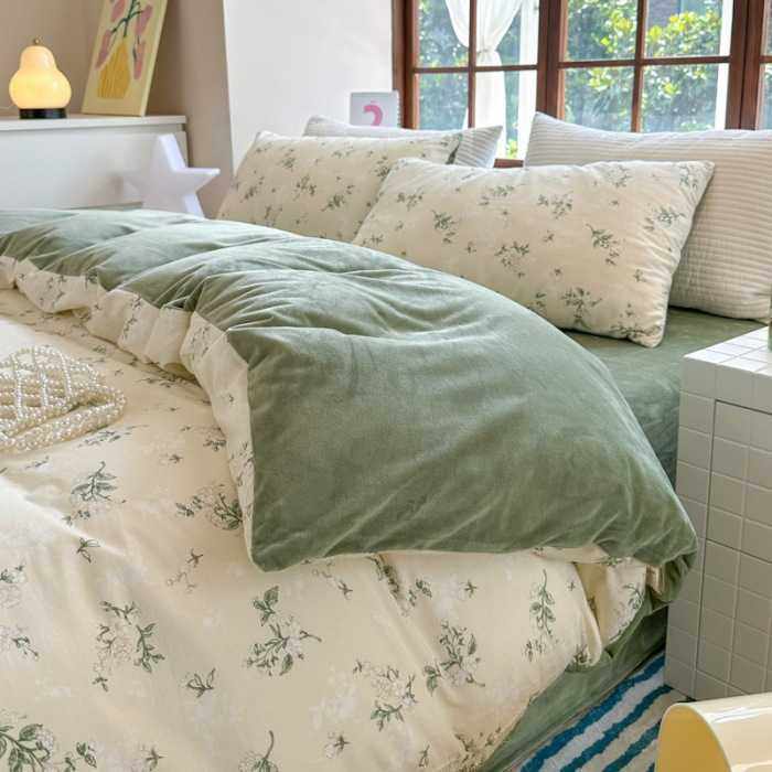 全棉加绒床上四件套冬季牛奶绒纯棉被套法兰珊瑚绒儿童单被套,鲜花速递/花卉仿真/绿植园艺,其它园艺用品,淘宝优惠券,粉丝福利购,淘宝优惠卷