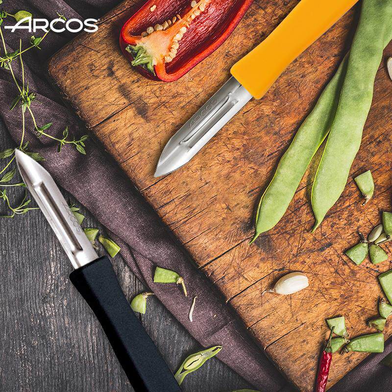arcos进口不锈钢软硬皮刮皮刀厨房水果刨刀削皮刀削皮器去皮刀