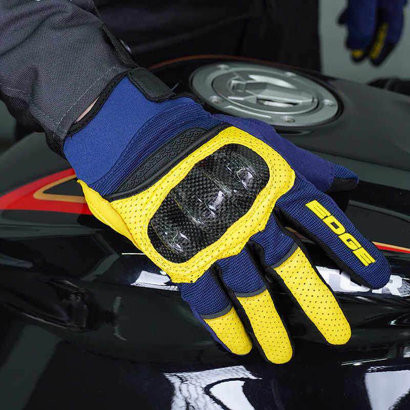 风刃二代机车手套夏季打孔透气真皮碳纤防摔风和自由骑行