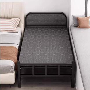 钢丝床单人折叠单人床家用午休午睡床办公室便携出租屋铁床木板床