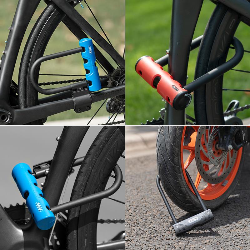 ABUS电动车电瓶车U型锁摩托车防盗锁自行车锁单车便携U形山地车锁