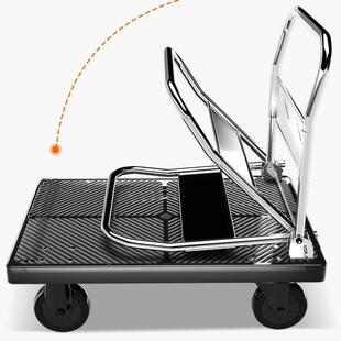 推车大承重手推车折叠平板车家用便携搬运拖车高承重拉货车快递车