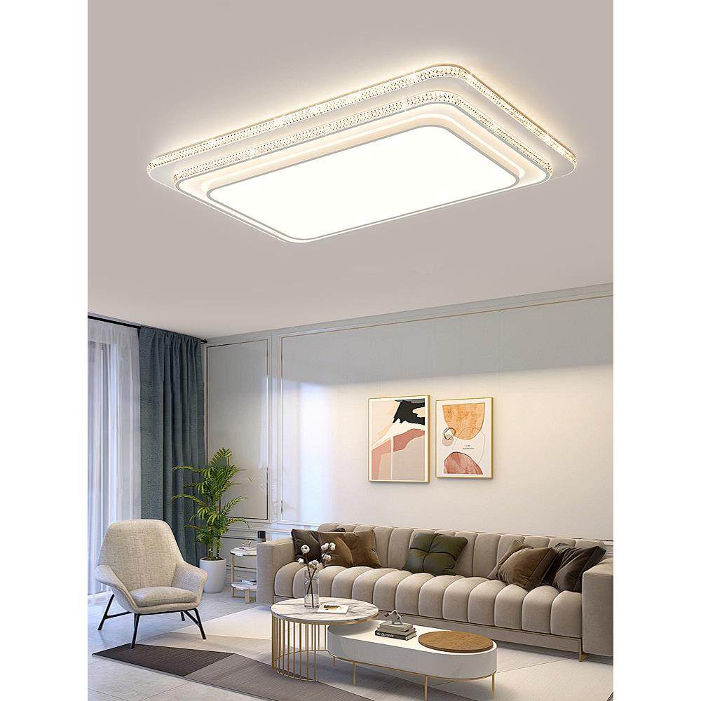 客厅吸顶灯2025新款现代简约大气水晶大厅主灯中山灯具全屋套餐,家装灯饰光源,客厅吸顶灯,淘宝优惠券,粉丝福利购,淘宝优惠卷