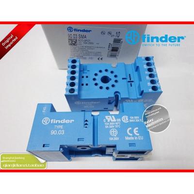 全新原装finder/芬德TYPE 90.03 (60.13系列)11脚继电器底座