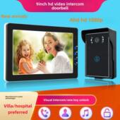 家庭住宅9英寸高清1080P彩色有线视频门铃楼宇对讲智能家庭数字访