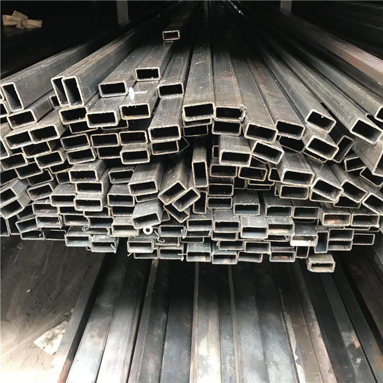 方矩管20*30*2家具方通黑料铁管小扁管直缝矩形钢通白料特殊规格