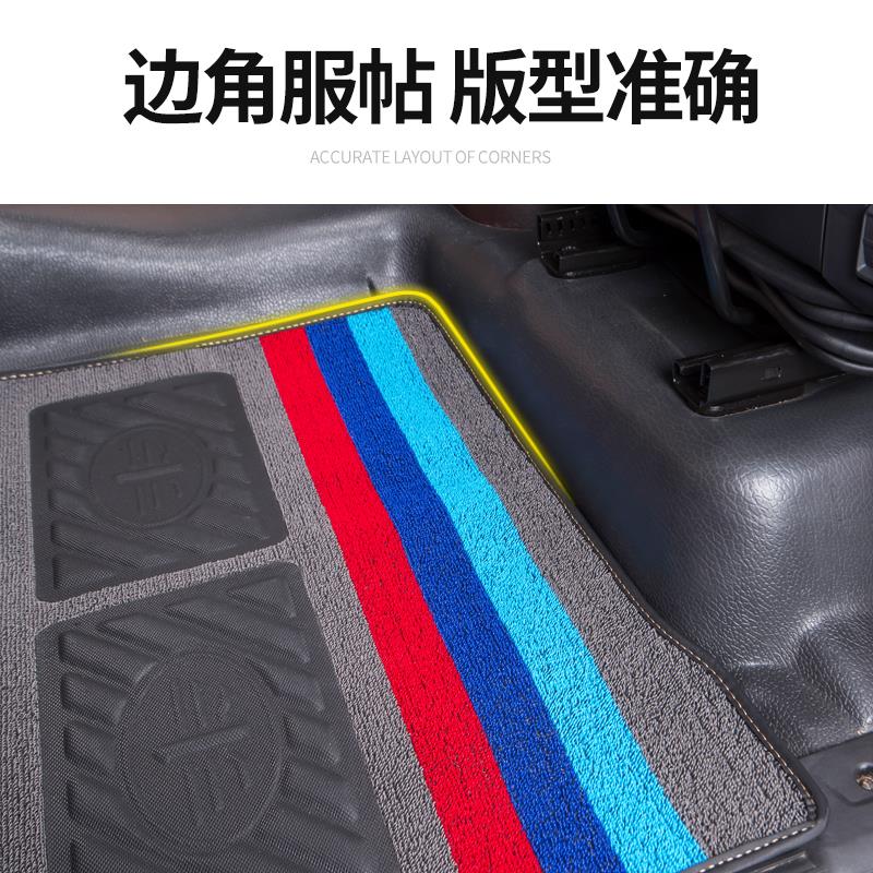 解放jh6脚垫耐磨雪尼丝领航卓越版JH6货车驾驶室主副驾专用脚踏垫