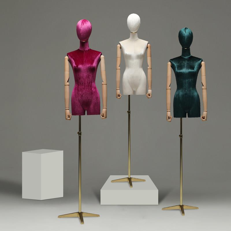 服装店模特道具女假人型台婚纱衣半全身韩版高端橱窗模特展示架子