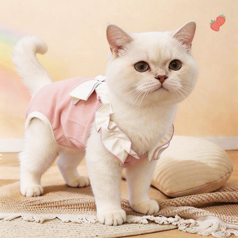 猫咪绝育专用防舔透气手术服|