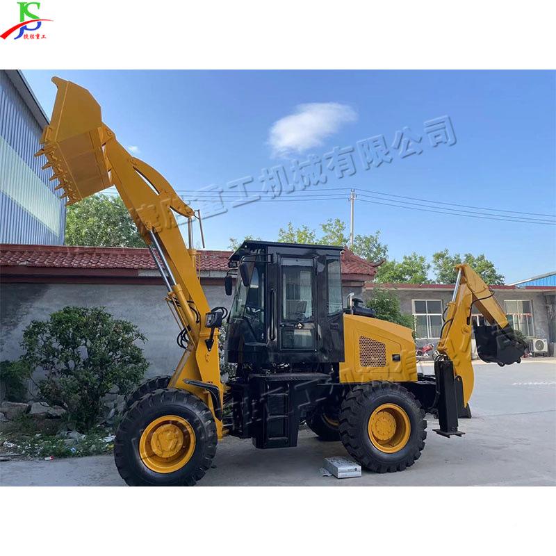 林果用轮式挖掘园机滑 建筑工程挖掘js-98451装载一体机 液压移园