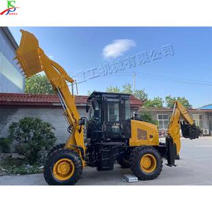 林果用轮式挖掘园机滑 建筑工程挖掘js-98451装载一体机 液压移园