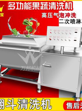 厂小供应马蜂菜清洗NIW机商家用银耳木耳气泡清洗机  型洗菜洗果