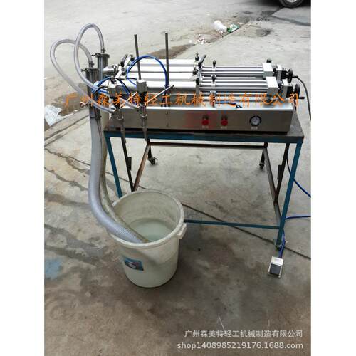 双头100-1000毫升洗发水灌装机沐浴露灌装机洗洁精灌装机