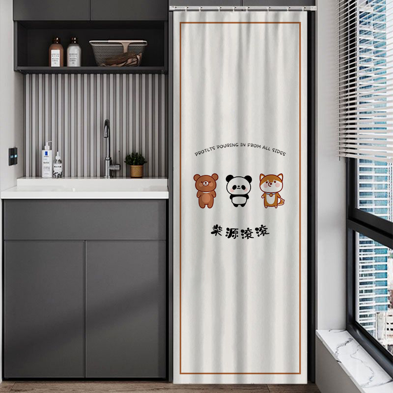 洗衣机防晒罩遮挡帘o烘乾机洗烘All套装防尘罩盖布遮阳防尘门帘