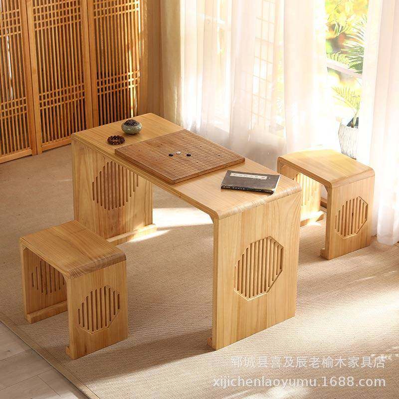 新中式书法桌仿古毛笔练字桌茶艺桌围棋书画桌老榆木课桌椅子国学,商业/办公家具,培训桌/培训台,淘宝优惠券,粉丝福利购,淘宝优惠卷