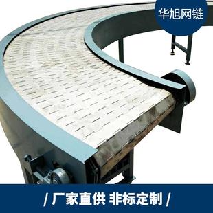 输送机90度食品转弯机传送带04不锈钢自动化设备上料机器 链板式