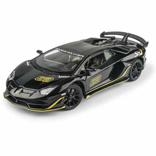Diecast car 1:24 Lambor Aventador SVJ 63 Convertible sports