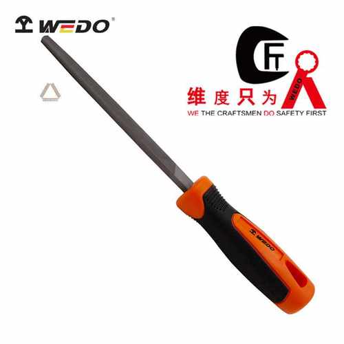 WEDO维度钢制工具 三角锉 锉 钢制工具WD558三角锉刀  T12钢