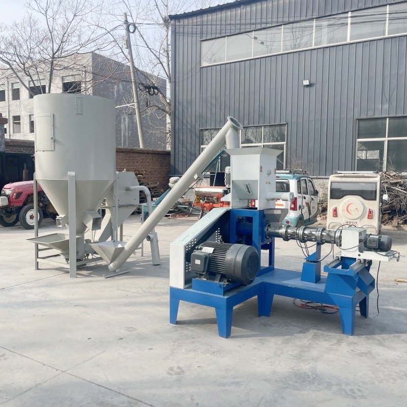 家用猫粮狗粮膨化机 鱼饲料颗粒膨化机 宠物饲料膨化机优惠价