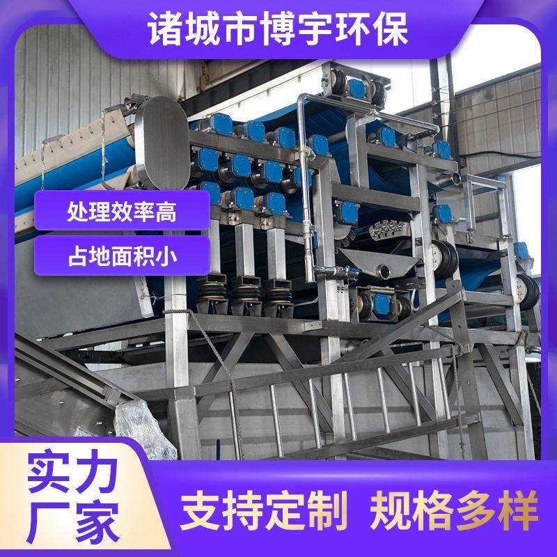 博宇带式扎汁机苹果香梨西梅木瓜果汁加工设备水果榨汁大型设备
