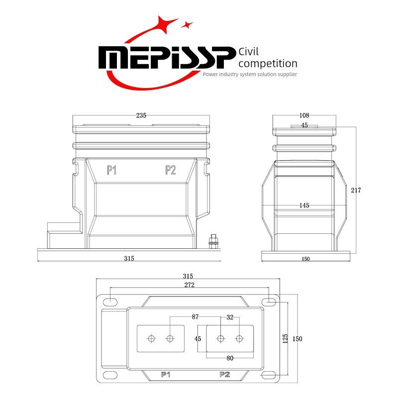 10Kv高压电流互感器Lzzbj9-10 0.2S/0.5/10P10室内计量电流互感器