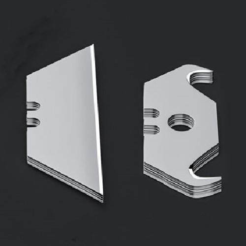 日本进口梯形勾刀牛角羊角刀片壁纸刀加厚裁纸刀剥电线缆美工