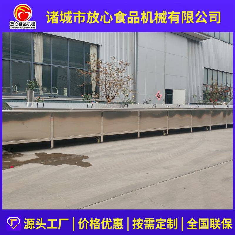 双层网带不锈钢蒸煮机 连续式水果蔬菜漂烫机 不锈钢预煮机漂烫机