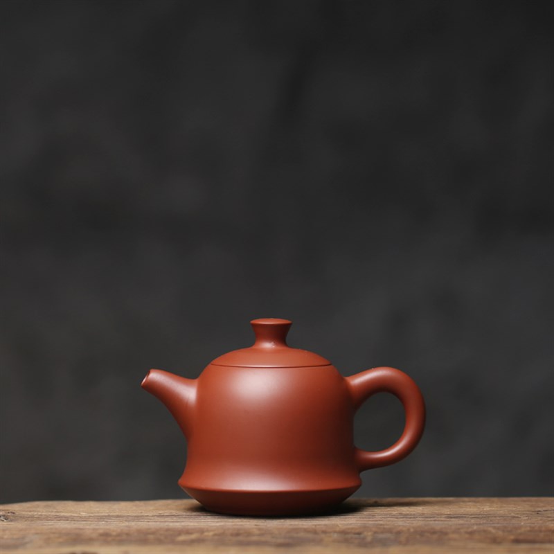 如合 潮州纯手工功夫茶壶手拉壶工夫章林浩小壶金钟原矿朱泥小巧