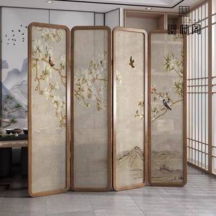 酒店遮挡家用卧茶室代新实 屏风折叠移动隔室断客厅ZKV简约现中式