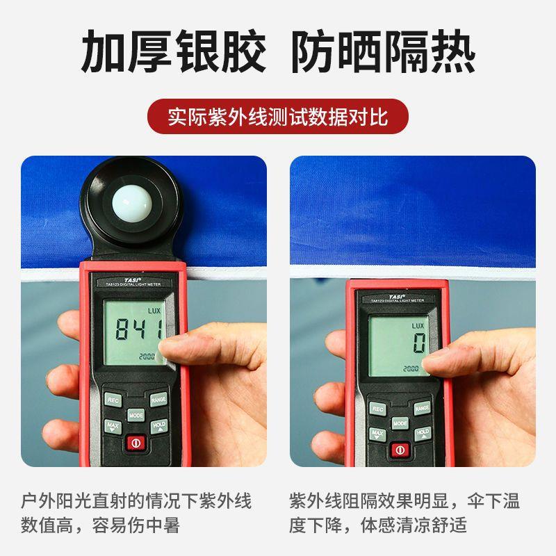 遮阳伞太阳伞摆地摊摆摊大伞做生意大型户外长方形雨棚庭院四方伞