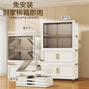 加YA可厚宝宝衣柜折叠婴儿收柜衣家用置挂物储物纳柜儿童衣服小衣