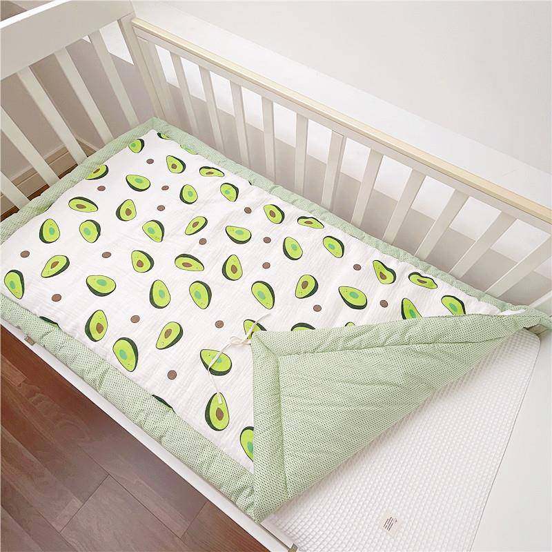 全棉婴儿垫小子褥床无品牌/爬行地垫婴儿床上用品四季透气幼儿园