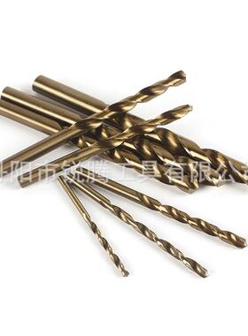 4级HGT241清烤黄麻花钻工业花高硬度直柄麻花钻头边高速钢麻钻