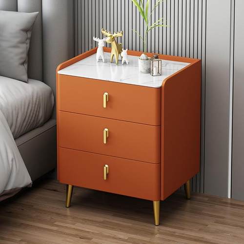 新头柜智能卧室简现IMS代无线约充电款三色灯边音箱指纹锁智能床