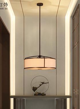 新中式吊客楼厅灯灯中国风简约大气H823S卧室梯灯餐厅现中式吊灯